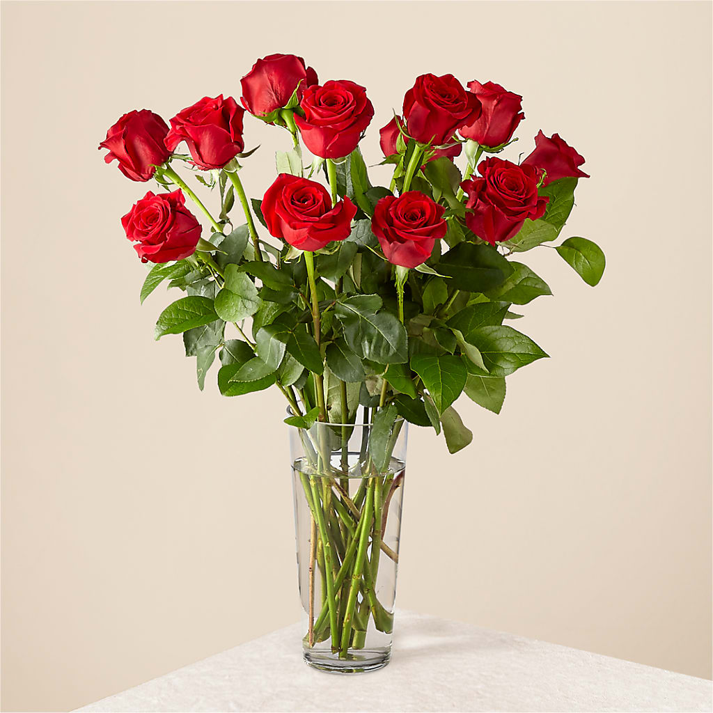 Long Stem Red Rose Bouquet – Liberty Flower Farm, Forest VA