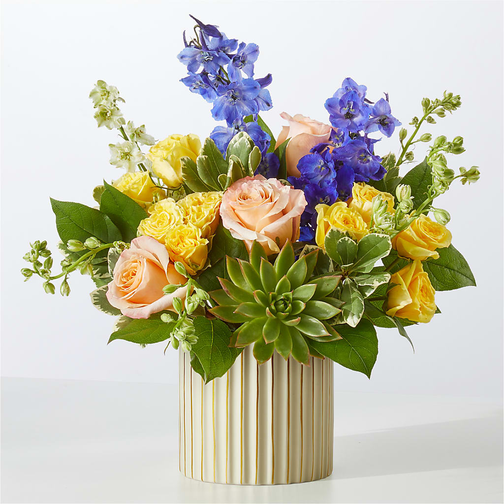 Cobalt Reverie Bouquet – Liberty Flower Farm, Forest VA