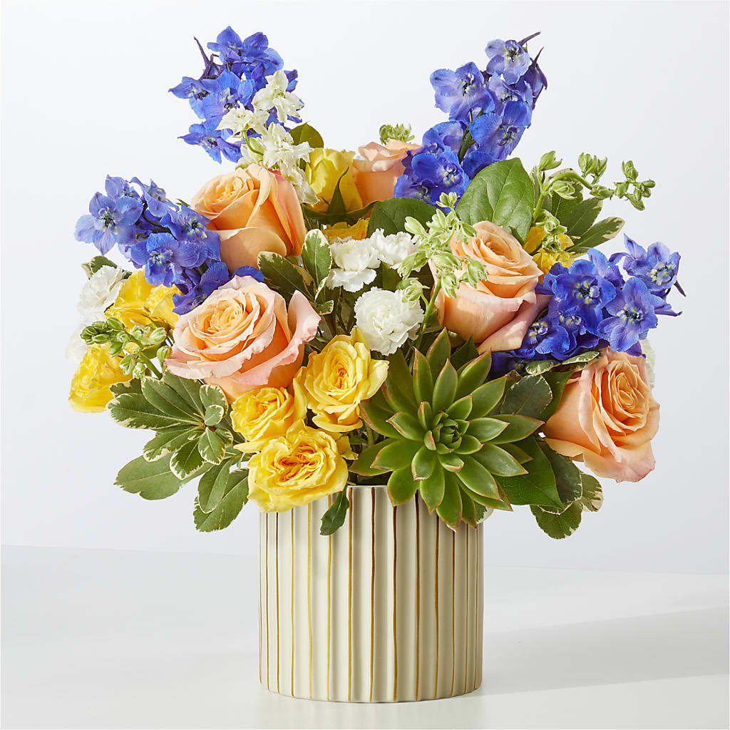Cobalt Reverie Bouquet – Liberty Flower Farm, Forest VA