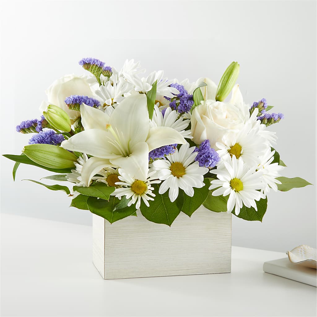 Beyond Blue Box Bouquet – Liberty Flower Farm, Forest VA