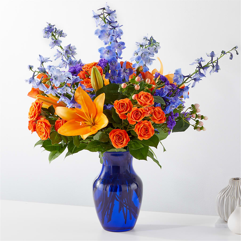 Radiant Citrus Bouquet – Liberty Flower Farm, Forest VA
