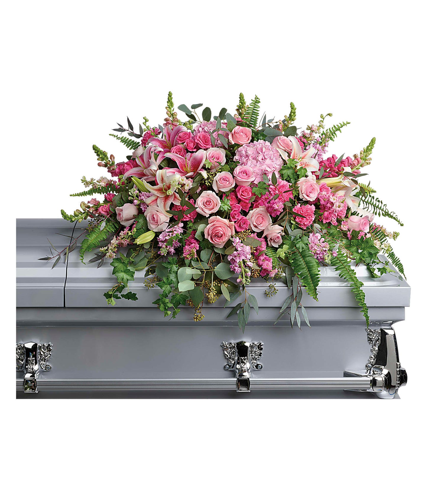 Beautiful Memories Casket Spray – Liberty Flower Farm, Forest VA
