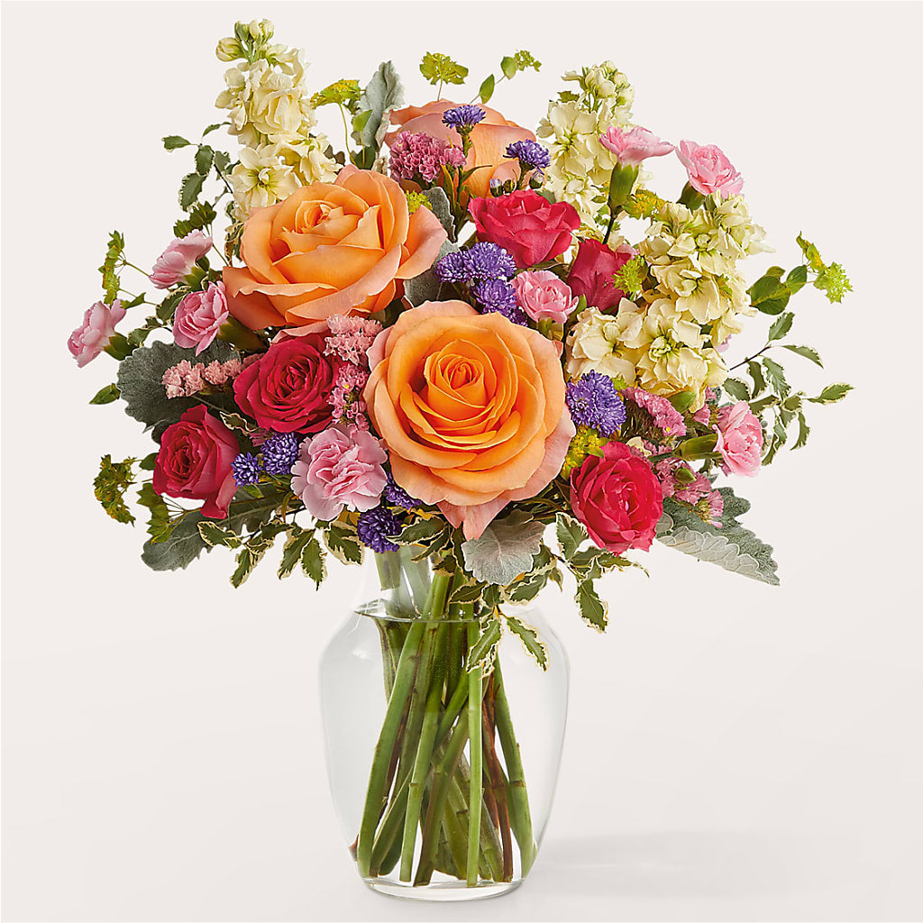 Tangerine Tango Bouquet – Liberty Flower Farm, Forest VA