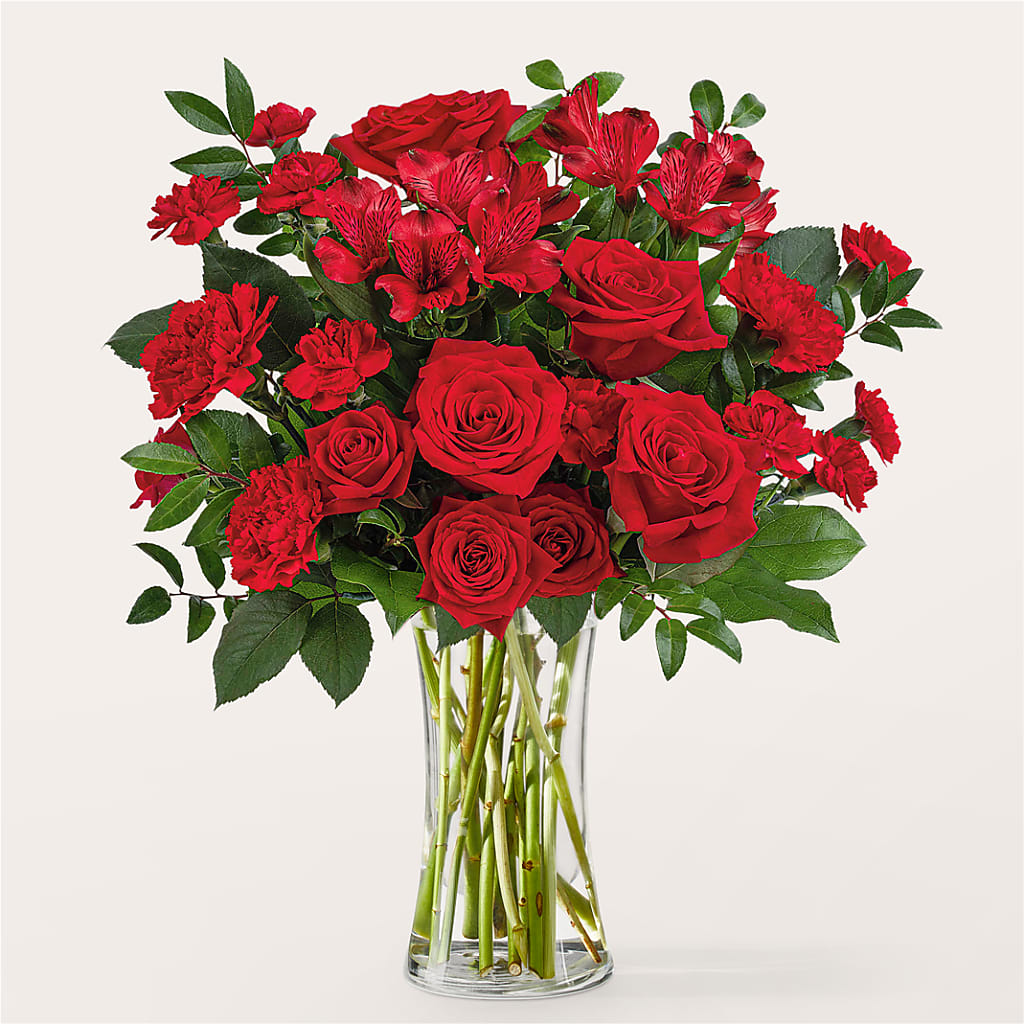 Brilliant Ruby Bouquet – Liberty Flower Farm, Forest VA