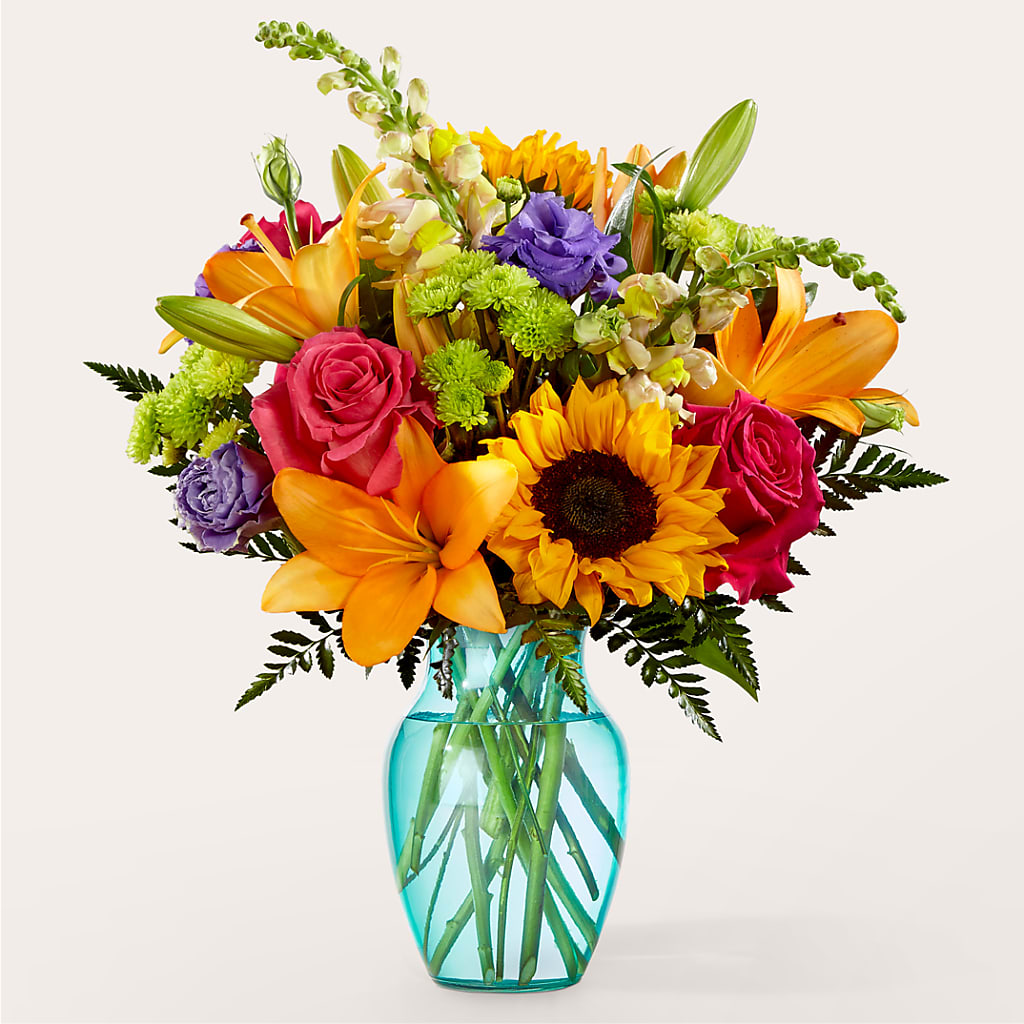 Double Rainbow Bouquet – Liberty Flower Farm, Forest VA