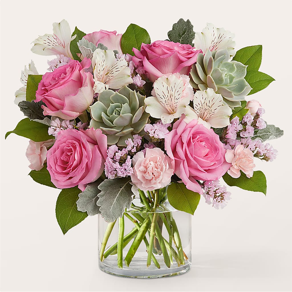 Dusty Rose Bouquet – Liberty Flower Farm, Forest VA