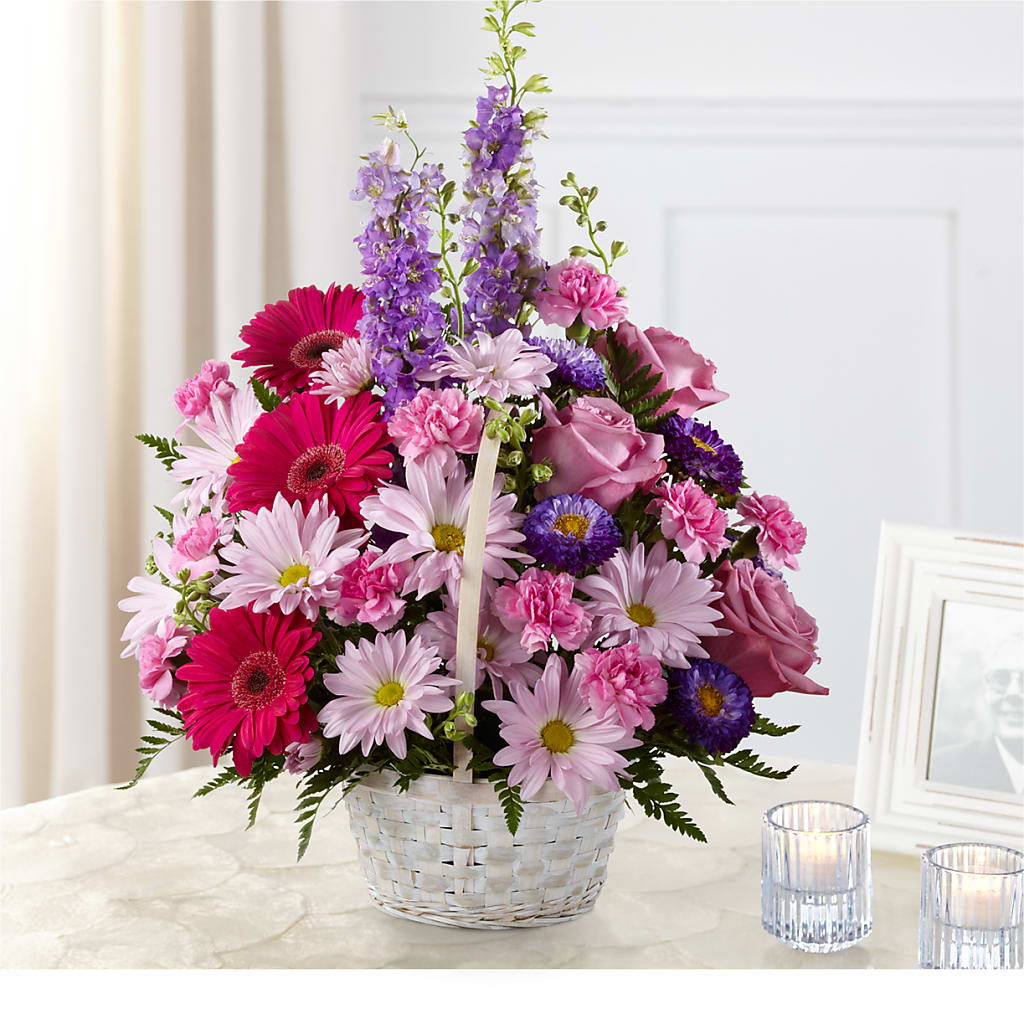 Pastel Peace Basket – Liberty Flower Farm, Forest VA