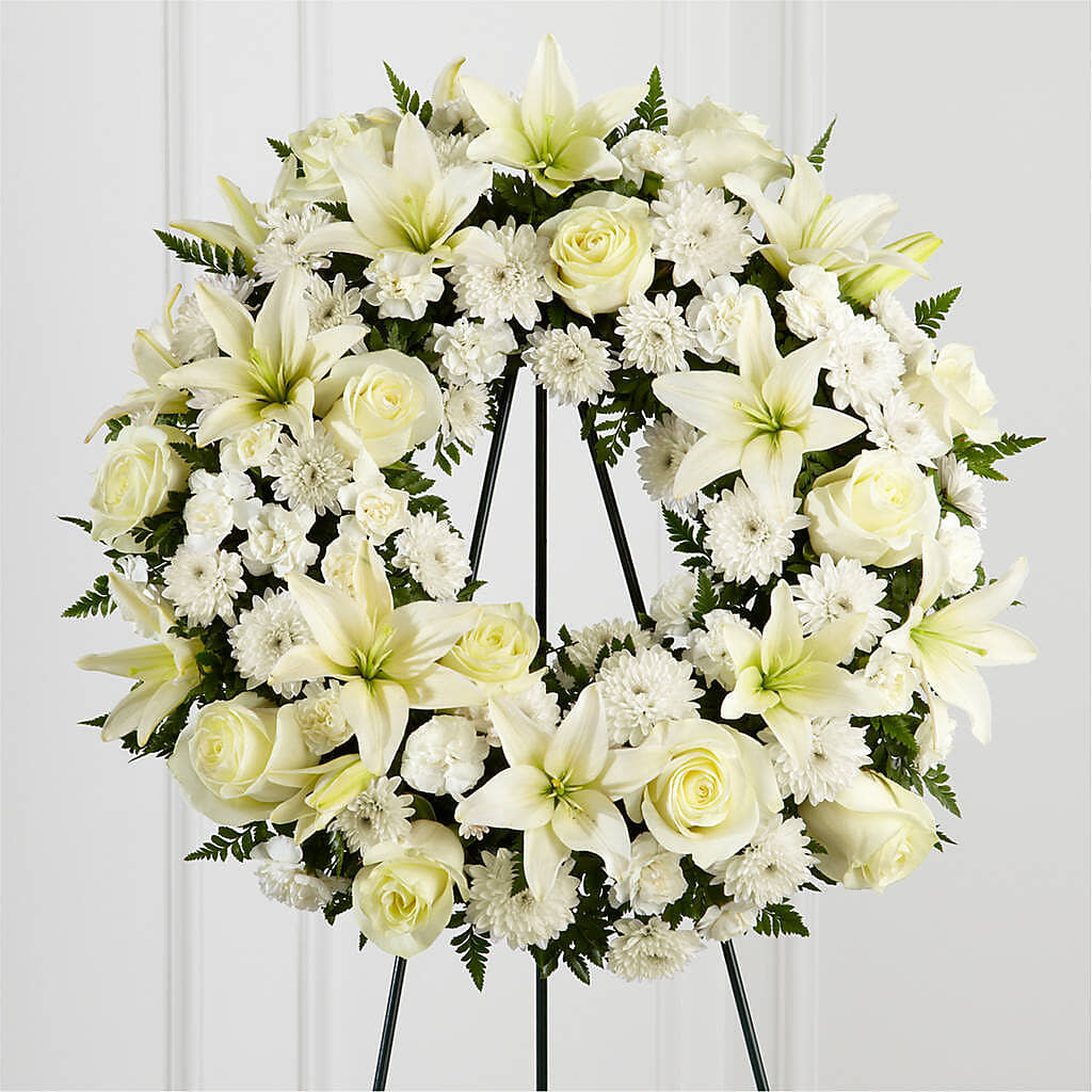 Treasured Tribute Wreath – Liberty Flower Farm, Forest VA