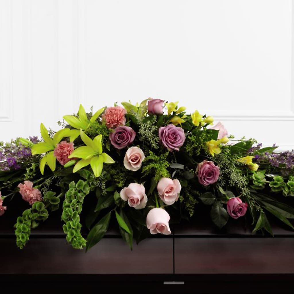 Forever Beloved Casket Spray – Liberty Flower Farm, Forest VA