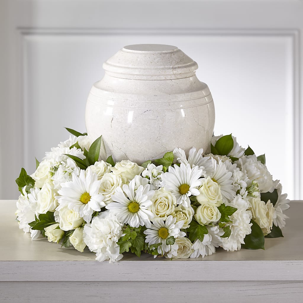 Ivory Gardens Cremation Adornment – Liberty Flower Farm, Forest VA