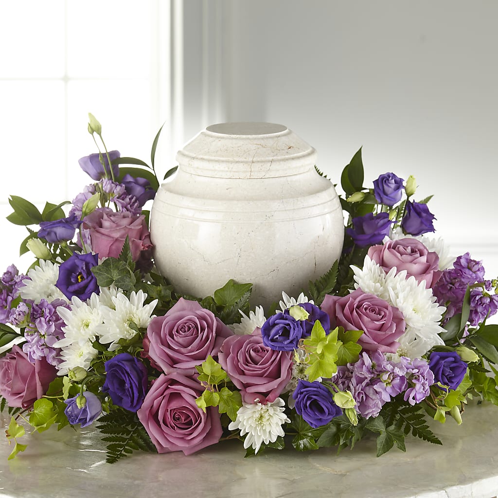 Blooming Sympathy Cremation Adornment – Liberty Flower Farm, Forest VA