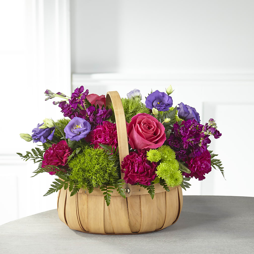 Serene Sanctuary Basket – Liberty Flower Farm, Forest VA