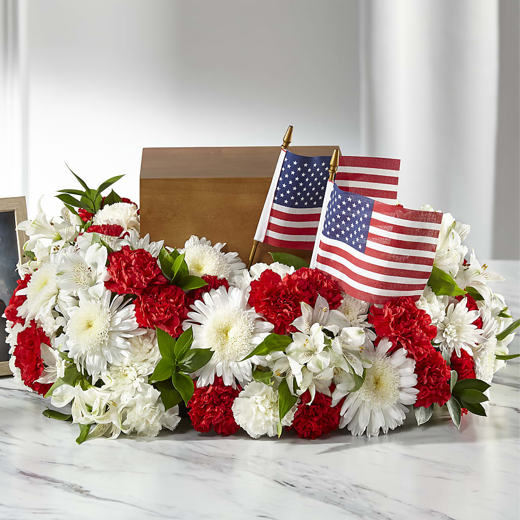 Spirit of Patriotism Cremation Adornment – Liberty Flower Farm, Forest VA
