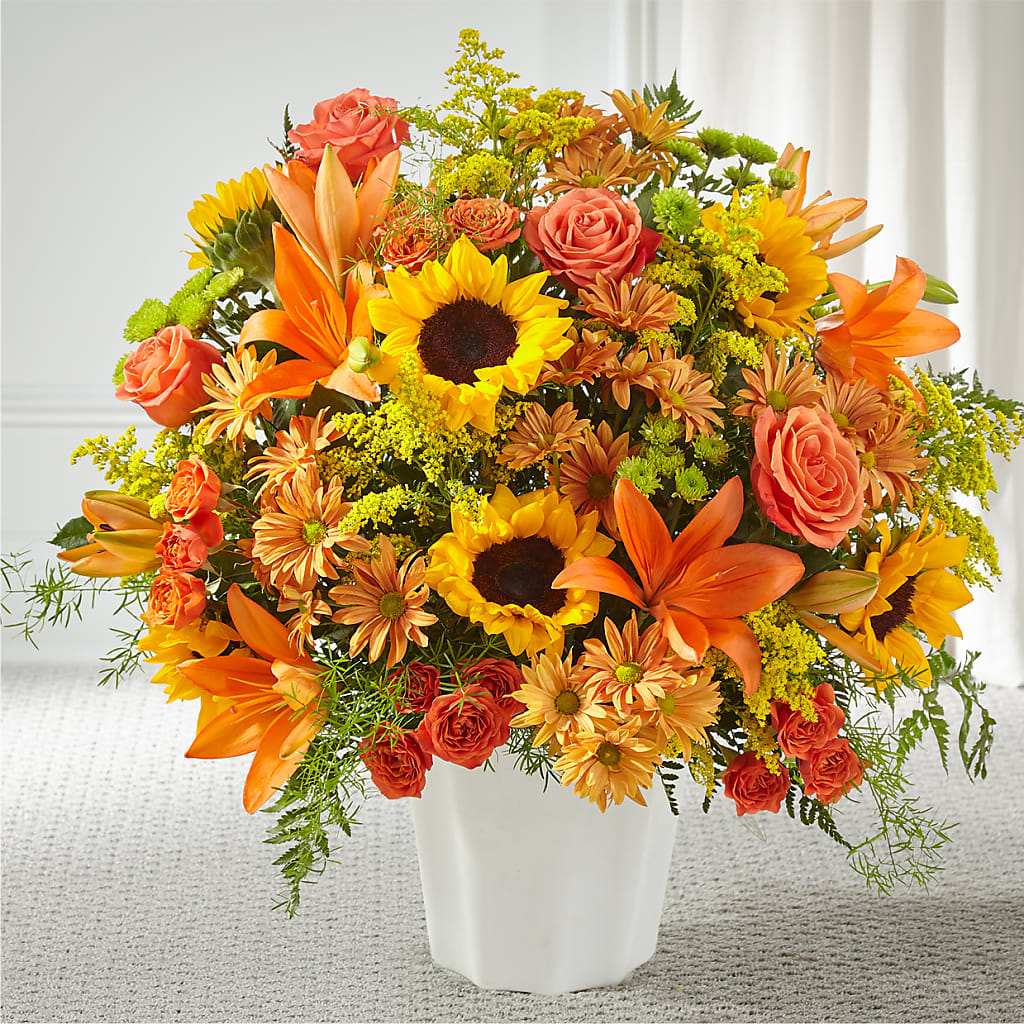 Harvest Thoughts Floor Basket – Liberty Flower Farm, Forest VA