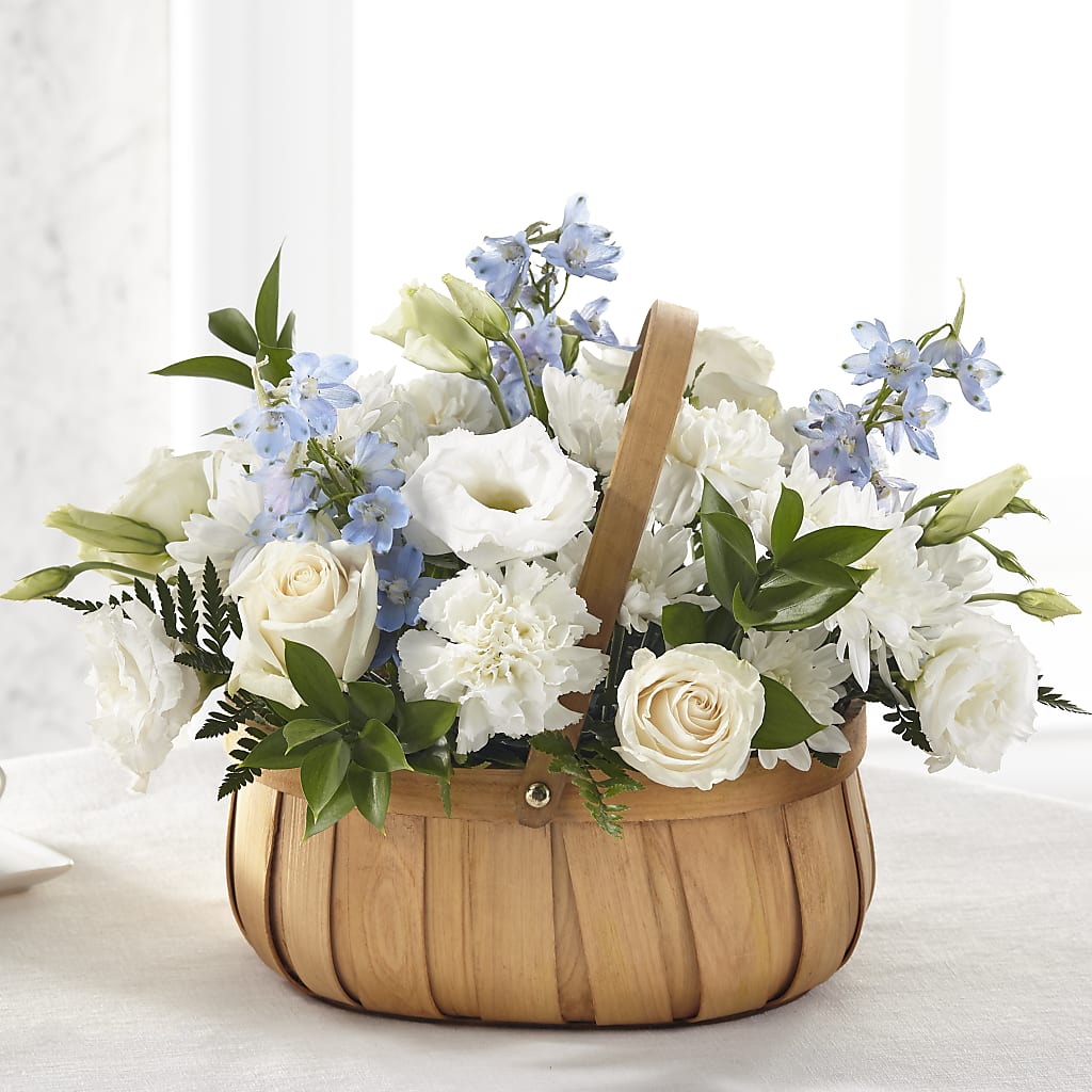 Sincerely Heartfelt Basket – Liberty Flower Farm, Forest VA