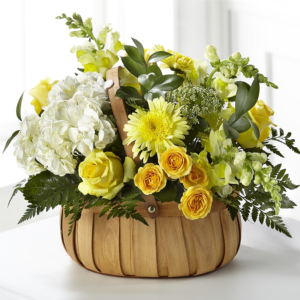 Rustic Remembrance Basket – Liberty Flower Farm, Forest VA