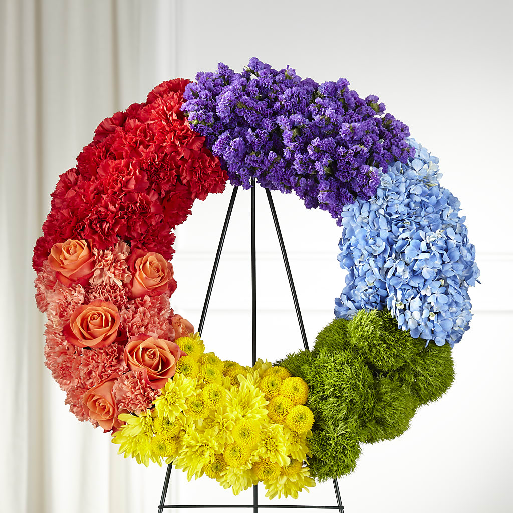 Circle of Love Wreath – Liberty Flower Farm, Forest VA