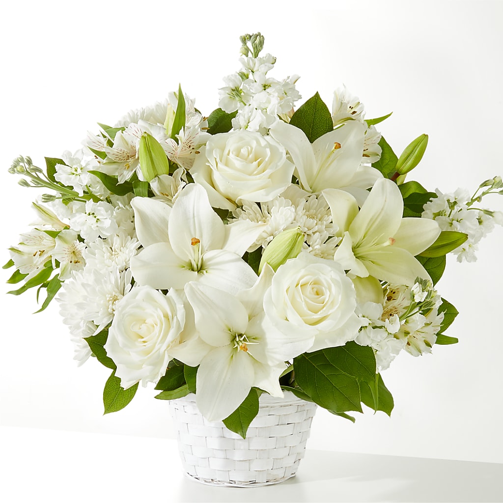 Peaceful Reflections Arrangement – Liberty Flower Farm, Forest VA