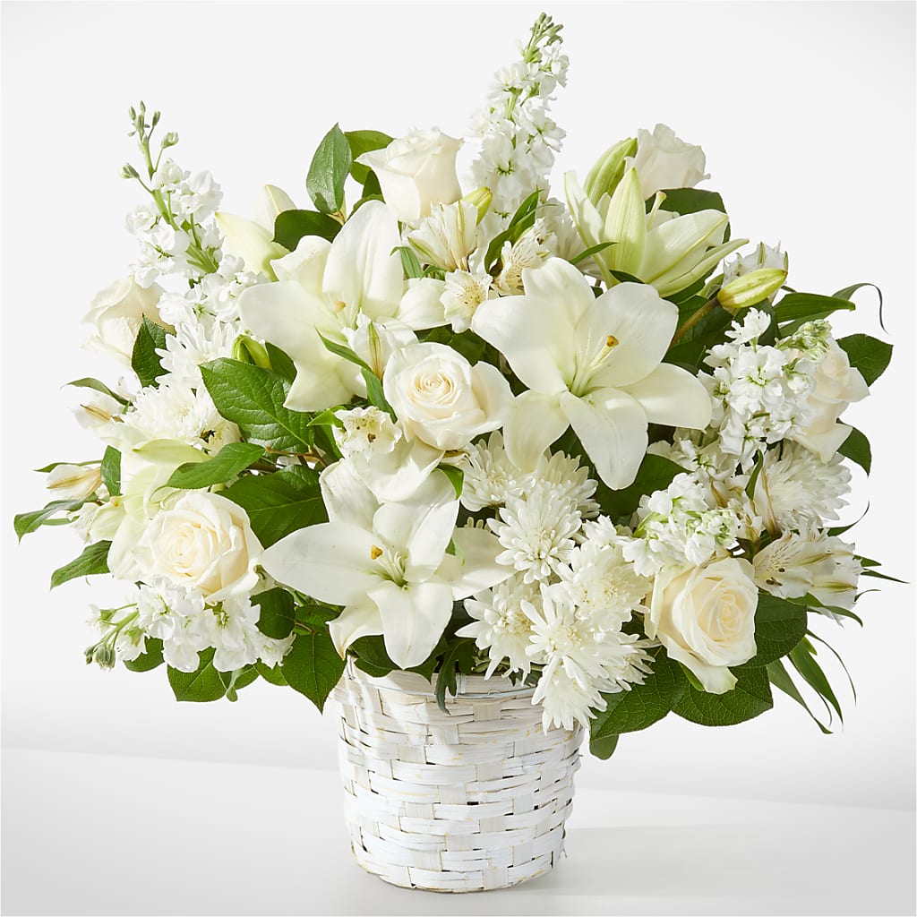 Peaceful Reflections Arrangement – Liberty Flower Farm, Forest VA