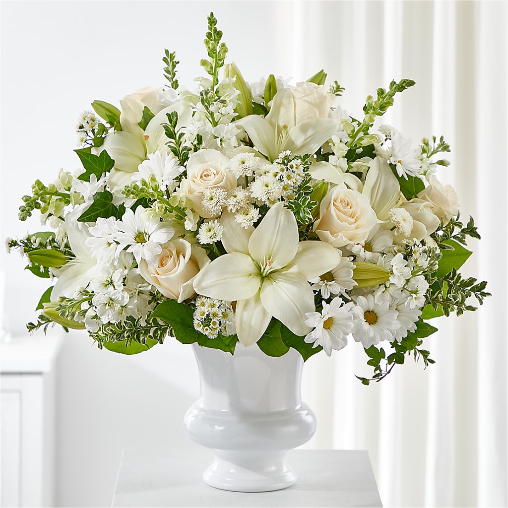 Uplifting Urn Arrangement – Liberty Flower Farm, Forest VA