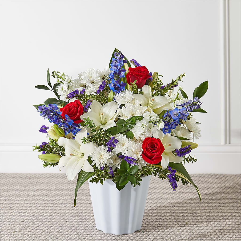 Consoled Floor Basket – Liberty Flower Farm, Forest VA