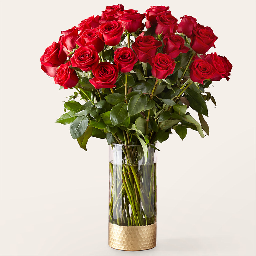 Classic Love Red Rose Bouquet – Liberty Flower Farm, Forest VA