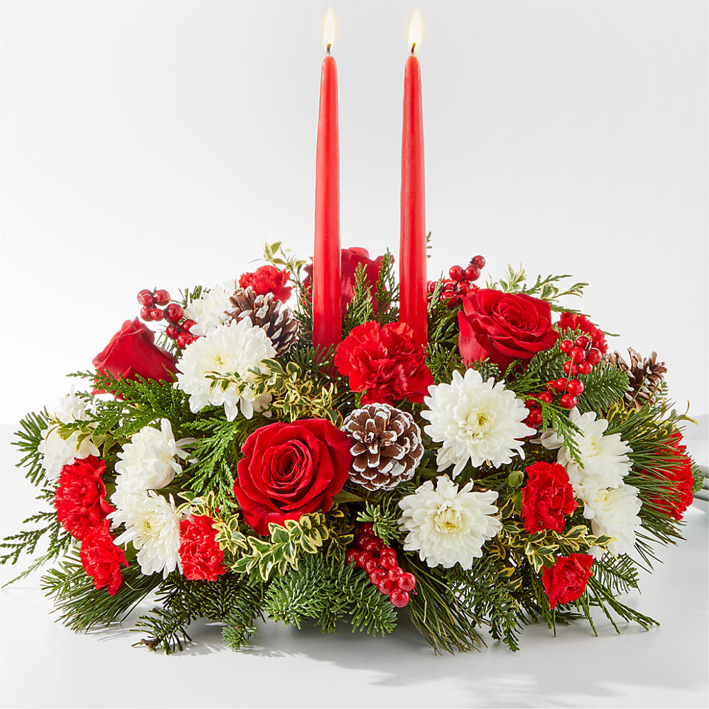 Holiday Soiree Centerpiece – Liberty Flower Farm, Forest VA