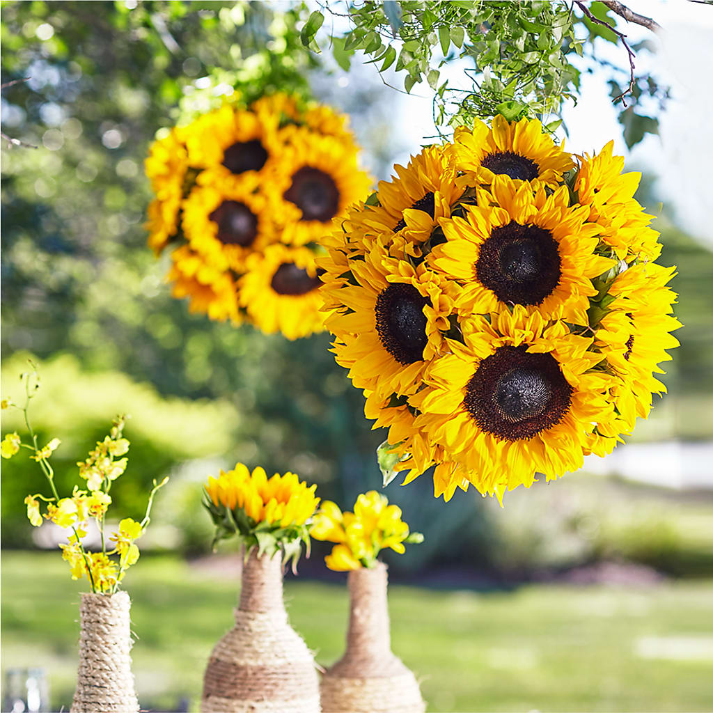 Sublime Garden Hanging Arrangement – Liberty Flower Farm, Forest VA
