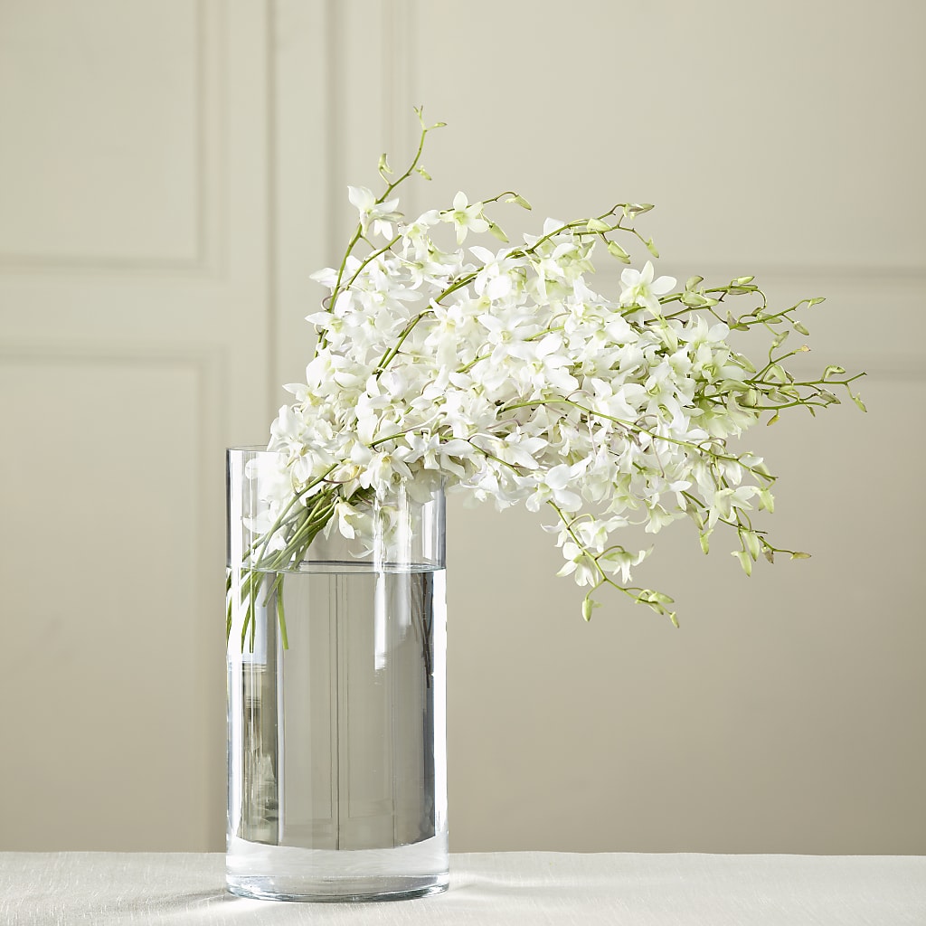 White Dendrobium Bouquet – Liberty Flower Farm, Forest VA