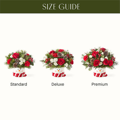 Jolly Snowman Bouquet –  Liberty Flower Farm, Forest VA
