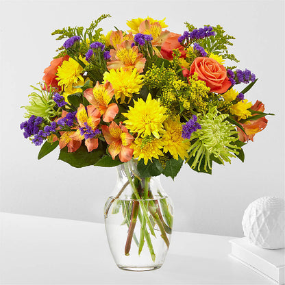 Marmalade Skies Bouquet –  Liberty Flower Farm, Forest VA