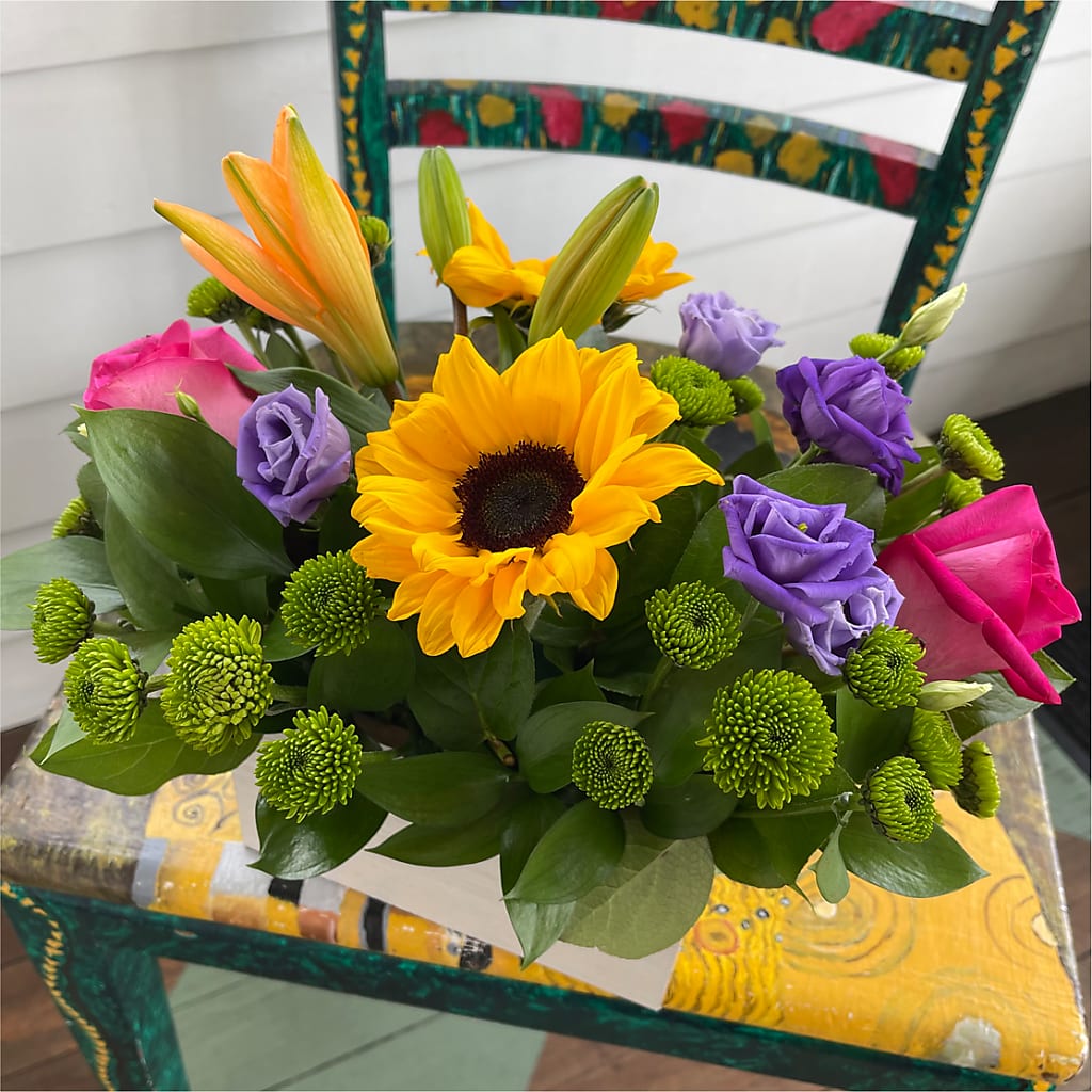 Best Day Box Bouquet –  Liberty Flower Farm, Forest VA