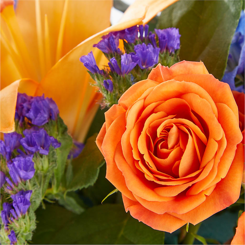 Radiant Citrus Box Bouquet –  Liberty Flower Farm, Forest VA