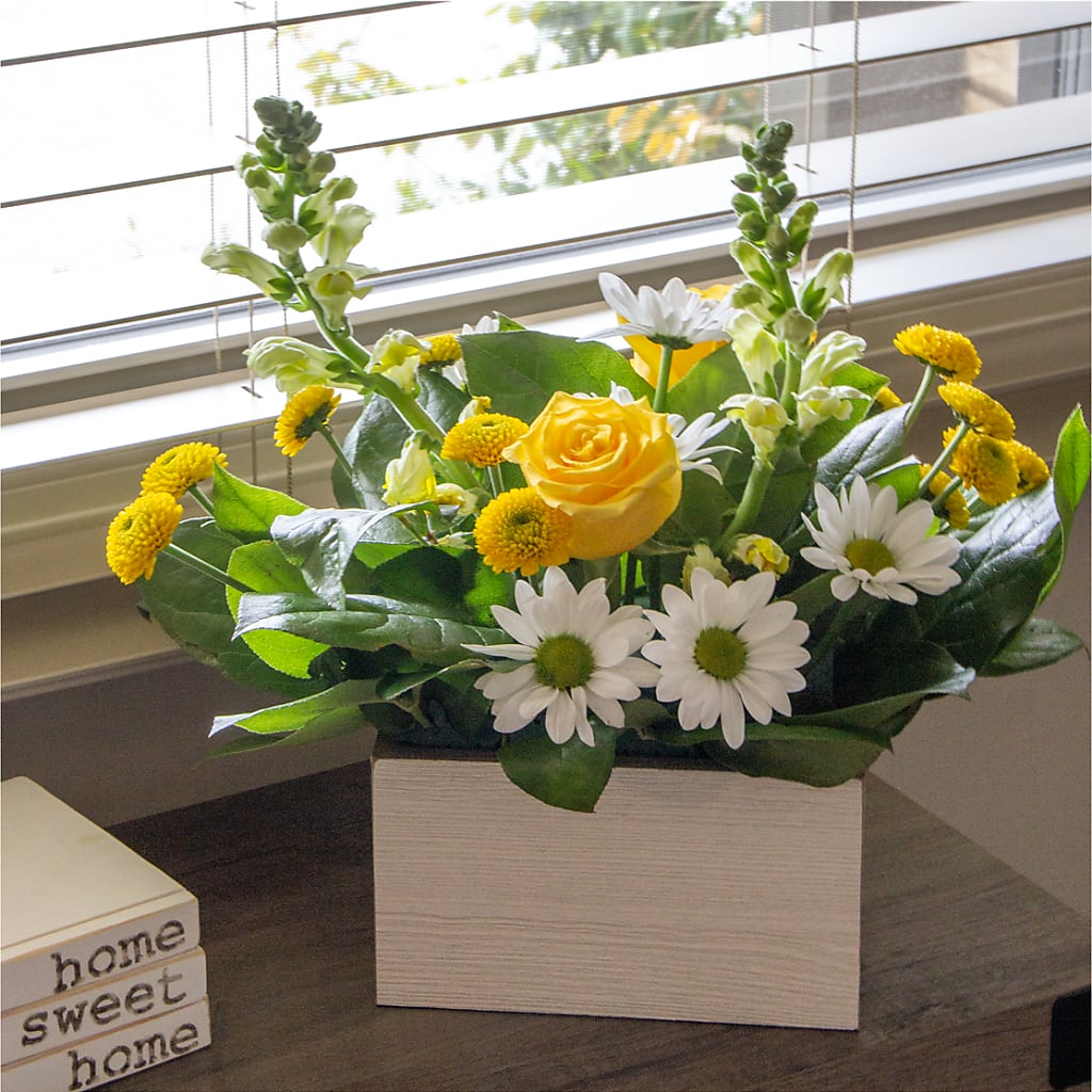 Sun Salutation Box Bouquet –  Liberty Flower Farm, Forest VA