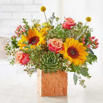 Sunflower Season Bouquet –  Liberty Flower Farm, Forest VA