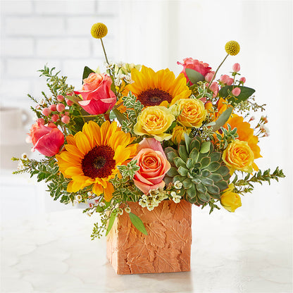 Sunflower Season Bouquet –  Liberty Flower Farm, Forest VA