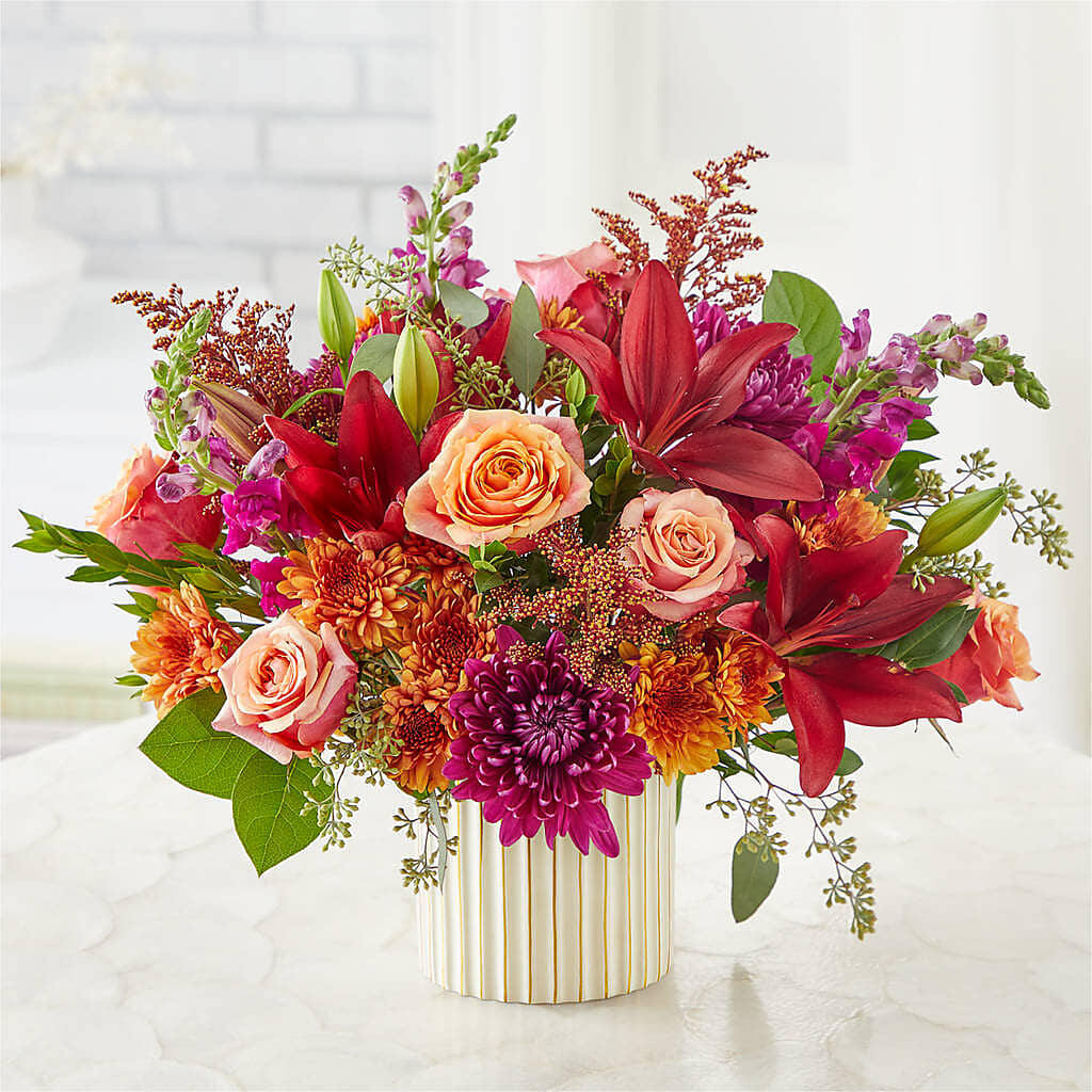 Burgundy Landscape Bouquet –  Liberty Flower Farm, Forest VA