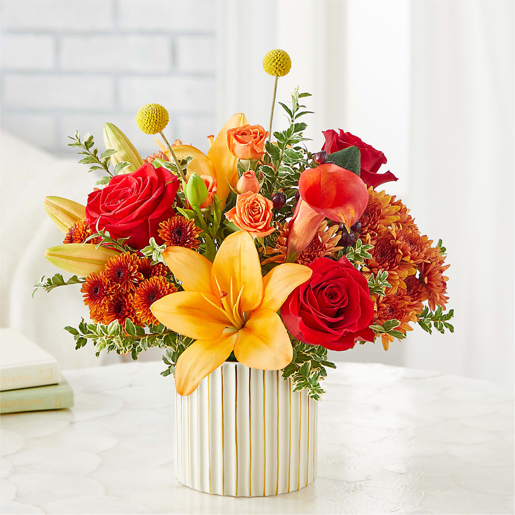 Scarlet Skies Bouquet –  Liberty Flower Farm, Forest VA