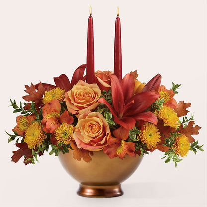 Harvest Table Centerpiece –  Liberty Flower Farm, Forest VA