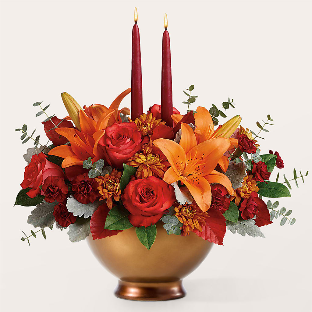 Fruits of Fall Centerpiece –  Liberty Flower Farm, Forest VA