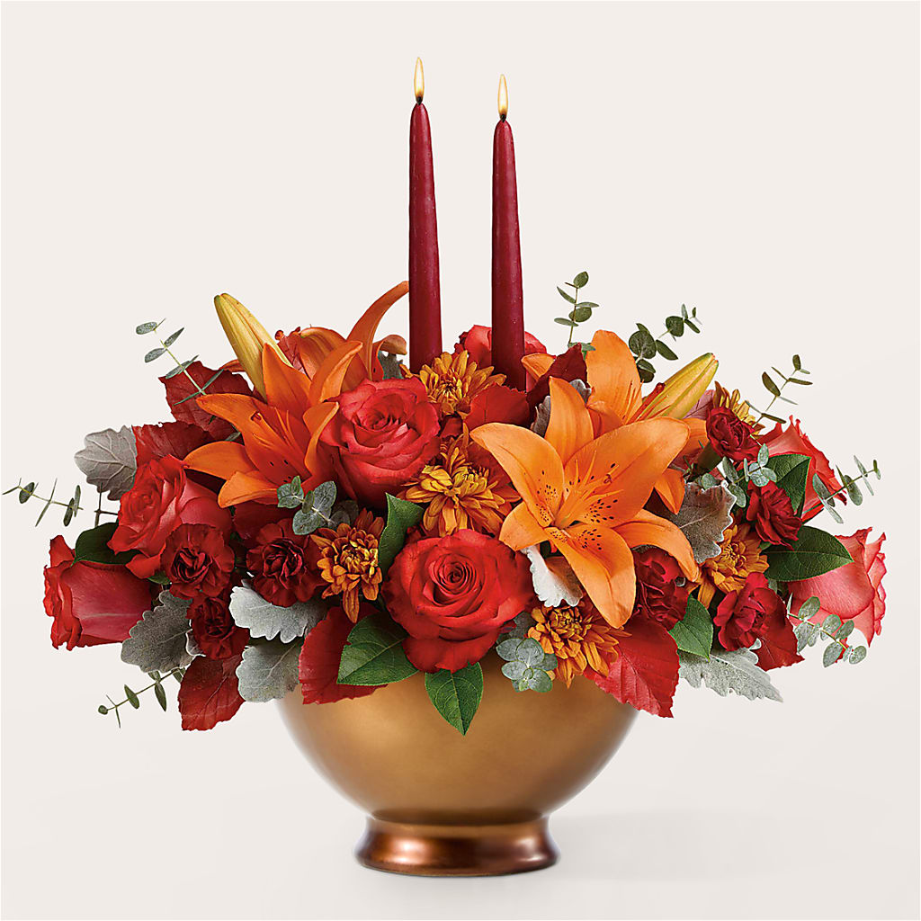 Fruits of Fall Centerpiece –  Liberty Flower Farm, Forest VA