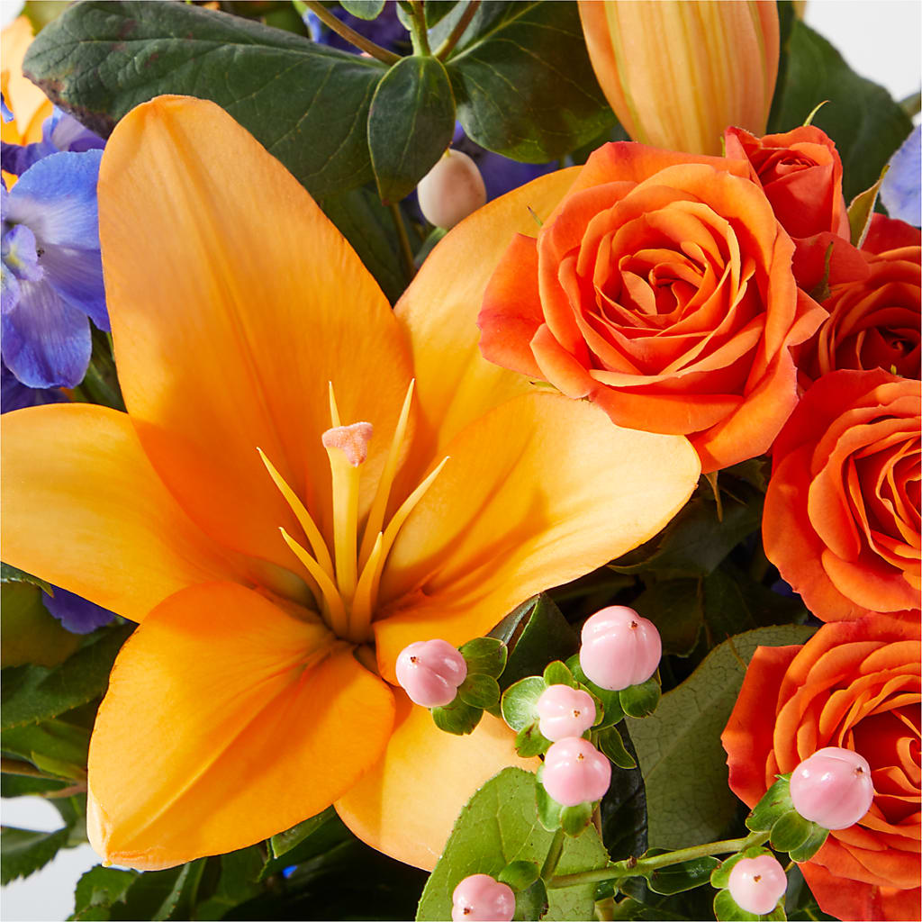 Radiant Citrus Bouquet –  Liberty Flower Farm, Forest VA