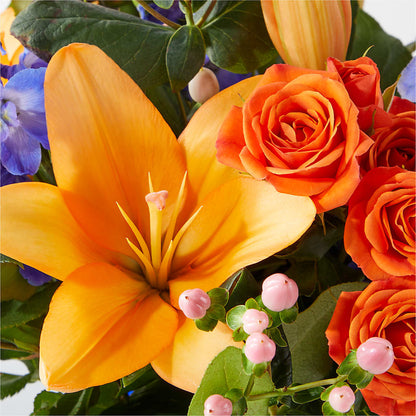 Radiant Citrus Bouquet –  Liberty Flower Farm, Forest VA