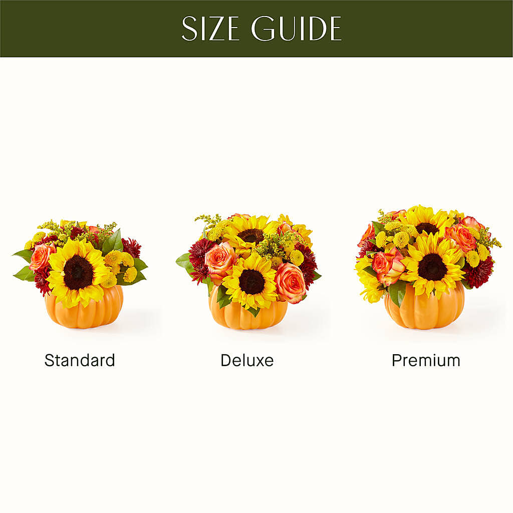 Golden Gourd Pumpkin Bouquet –  Liberty Flower Farm, Forest VA
