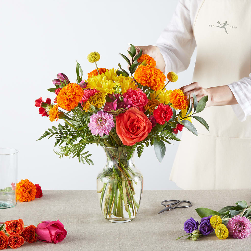 Feast of Color – A Florist Original –  Liberty Flower Farm, Forest VA