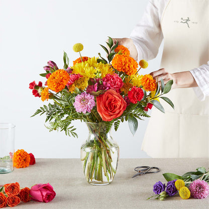 Feast of Color – A Florist Original –  Liberty Flower Farm, Forest VA