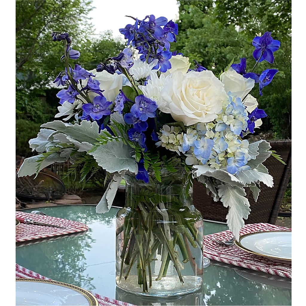 Clear Skies Bouquet –  Liberty Flower Farm, Forest VA
