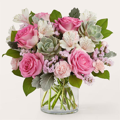 Dusty Rose Bouquet –  Liberty Flower Farm, Forest VA
