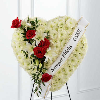 Heartfelt Hero Standing Heart –  Liberty Flower Farm, Forest VA