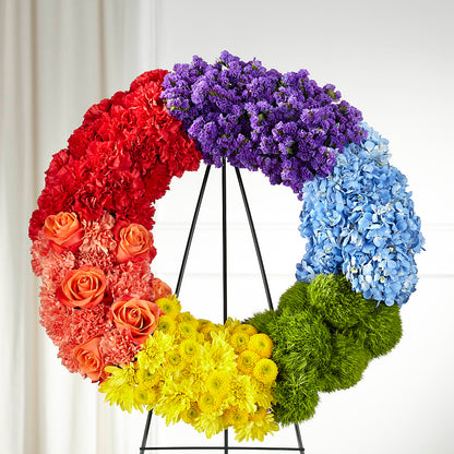 Circle of Love Wreath –  Liberty Flower Farm, Forest VA